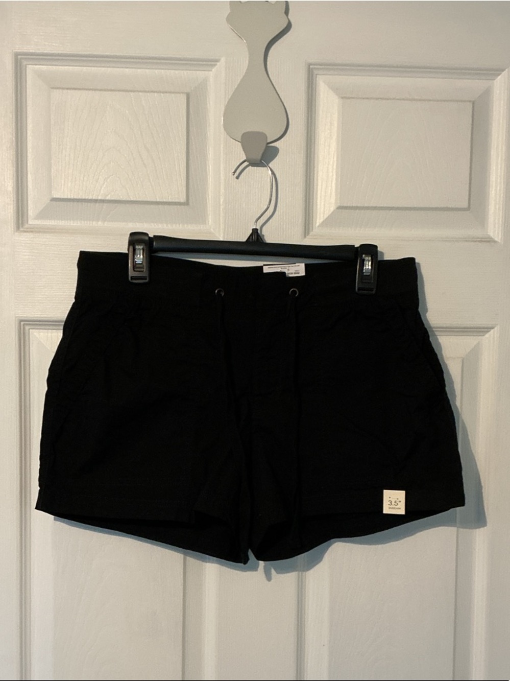 St. John's Bay Black Athletic Drawstring Shorts